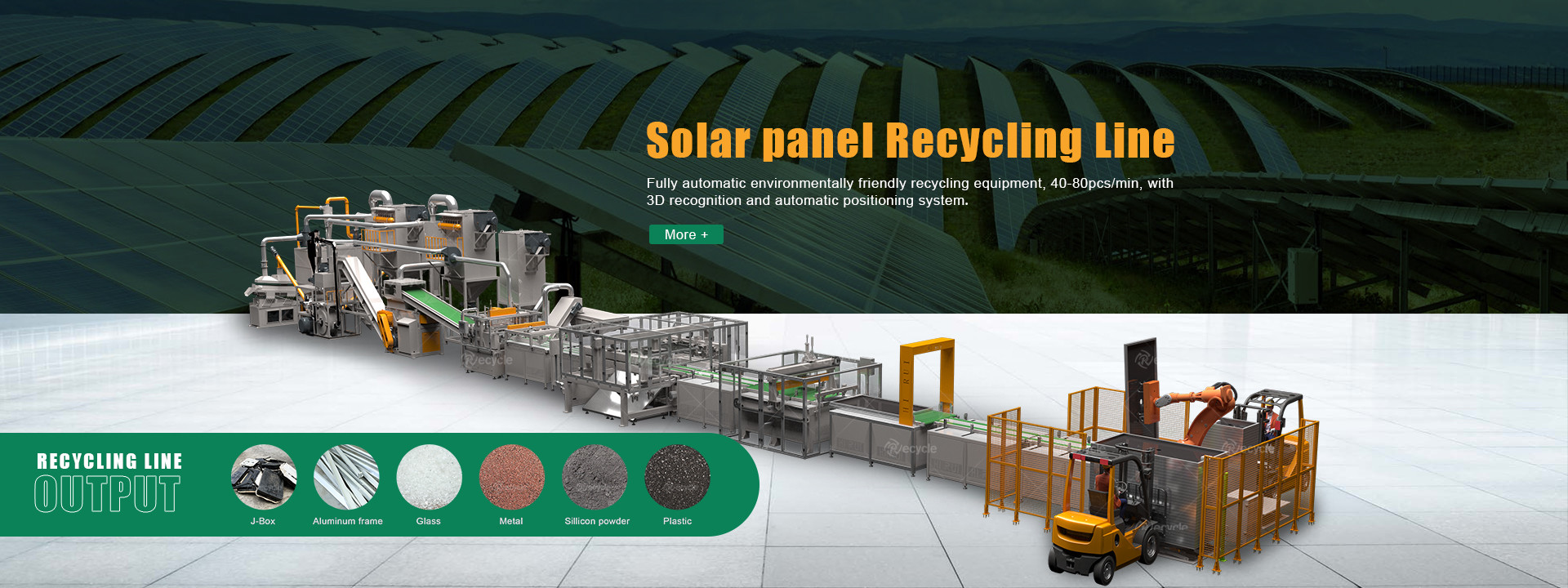 kwaliteit Recyclinglijn voor zonnepanelen fabriek